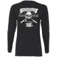 The GHOATS Custom Design. #4 Motorcycle Club Style. Ver 2/2. Ladies' Cotton LS T-Shirt