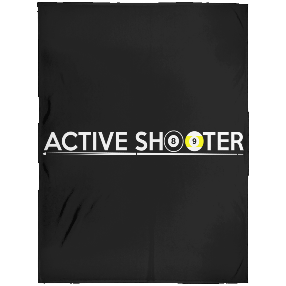 The GHOATS Custom Design #1. Active Shooter. Fleece Blanket 60x80