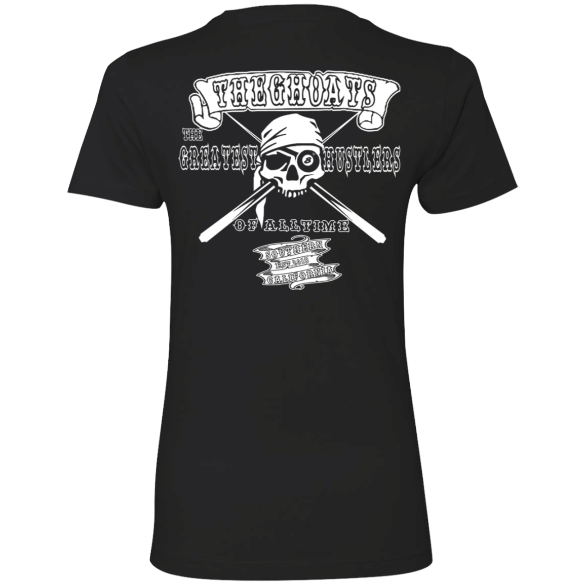 The GHOATS Custom Design. #4 Motorcycle Club Style. Ver 2/2. Ladies' Boyfriend T-Shirt