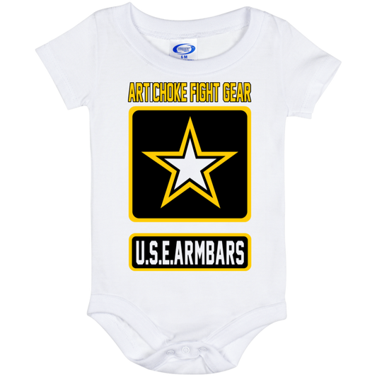 Artichoke Fight Gear Custom Design #2. USE ARMBARS. Baby Onesie 6 Month