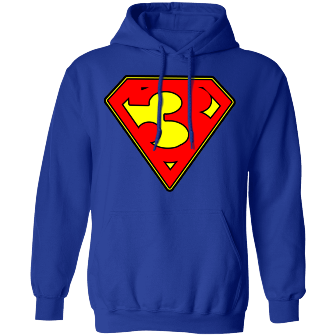 The GHOATS Custom Design. #38 Super 3. APA League. Basic Pullover Hoodie