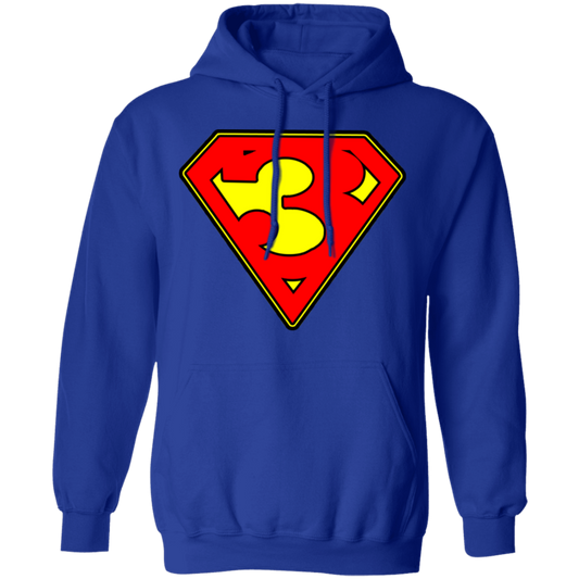 The GHOATS Custom Design. #38 Super 3. APA League. Basic Pullover Hoodie