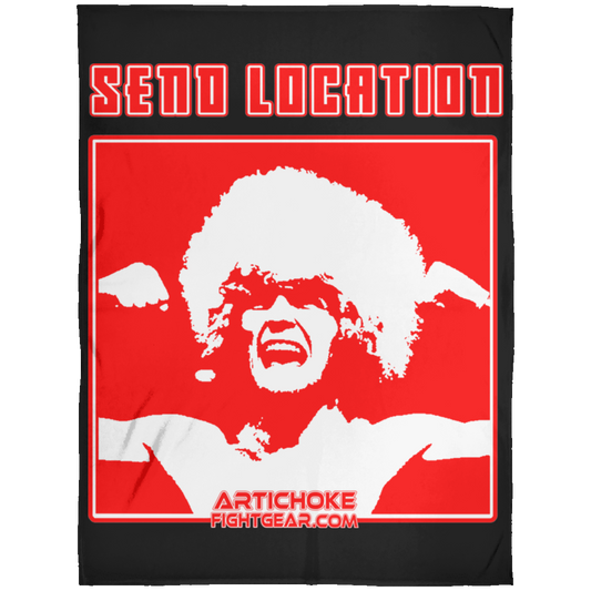 Artichoke Fight Gear Custom Design #17. SEND LOCATION.  Fleece Blanket 60x80