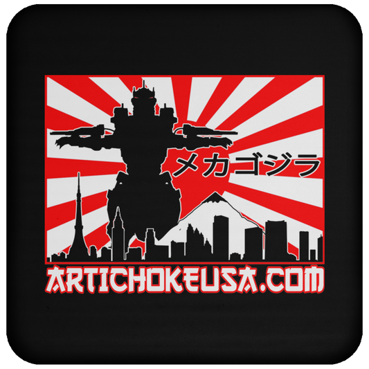 ArtichokeUSA Custom Design. Fan Art Mechagodzilla/Godzilla.  Coaster