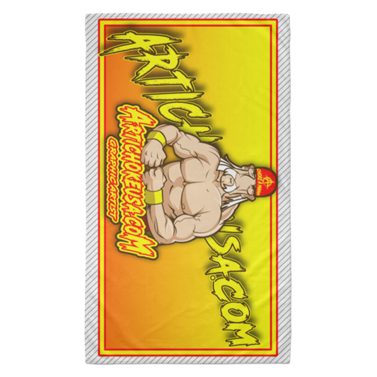 ArtichokeUSA Character and Font Design. Let’s Create Your Own Design Today. Fan Art. The Hulkster. Towel - 35x60