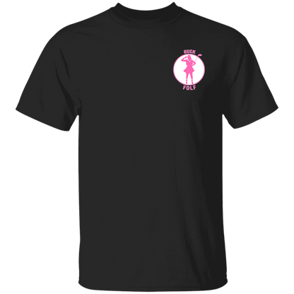 OPG Custom Design #19. GUCK FOLF. Female Edition. Youth 100% Cotton T-Shirt