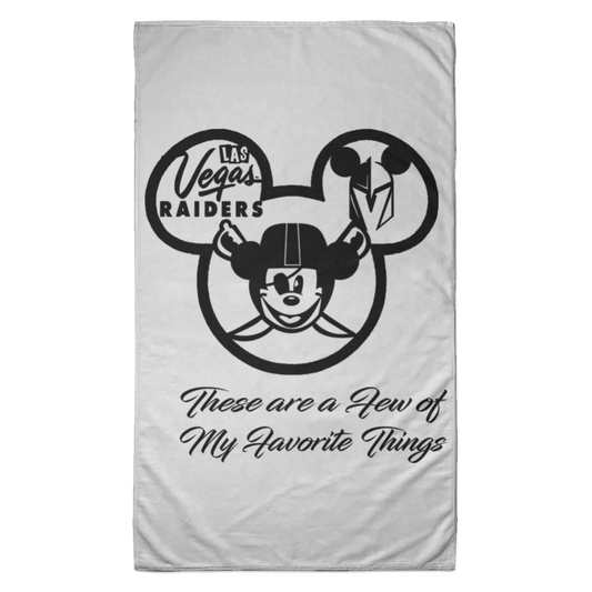 ArtichokeUSA Custom Design. Las Vegas Raiders & Mickey Mouse Mash Up. Fan Art. Parody. Towel - 35x60