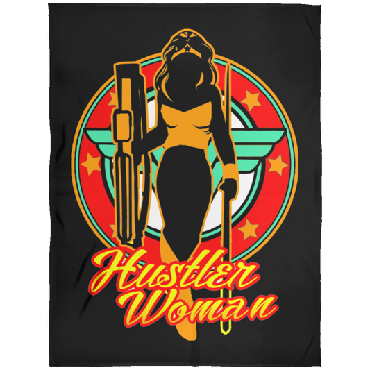The GHOATS Custom Design #15. Hustler Woman. Fleece Blanket 60x80