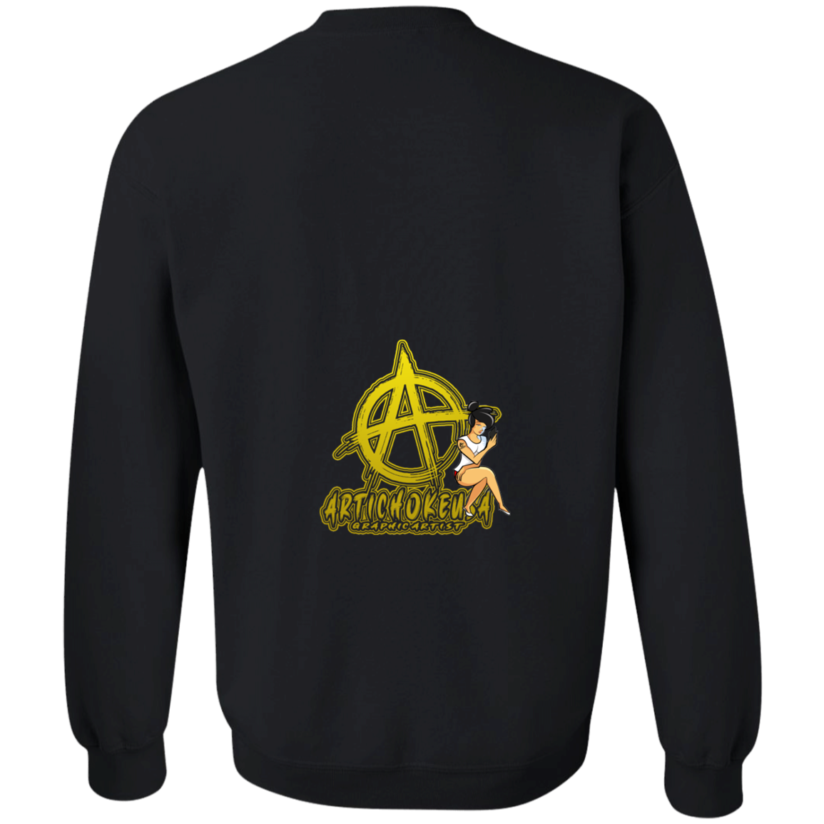 ArtichokeUSA Character and Font Design. Let’s Create Your Own Design Today. Betty. Crewneck Pullover Sweatshirt