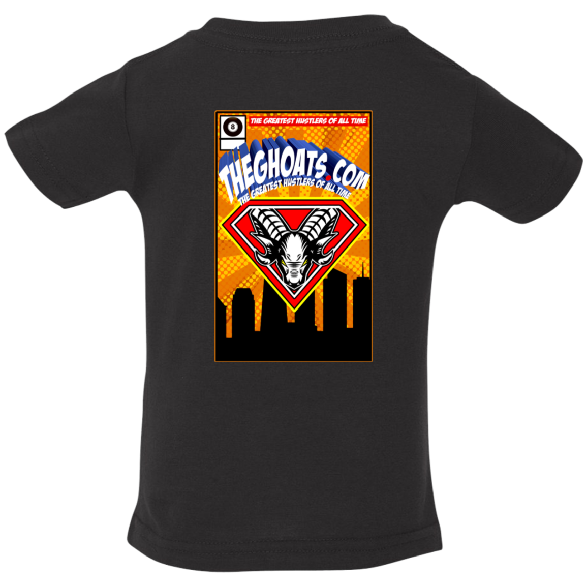 The GHOATS Custom Design. #38 Super 3. APA League. Infant Jersey T-Shirt