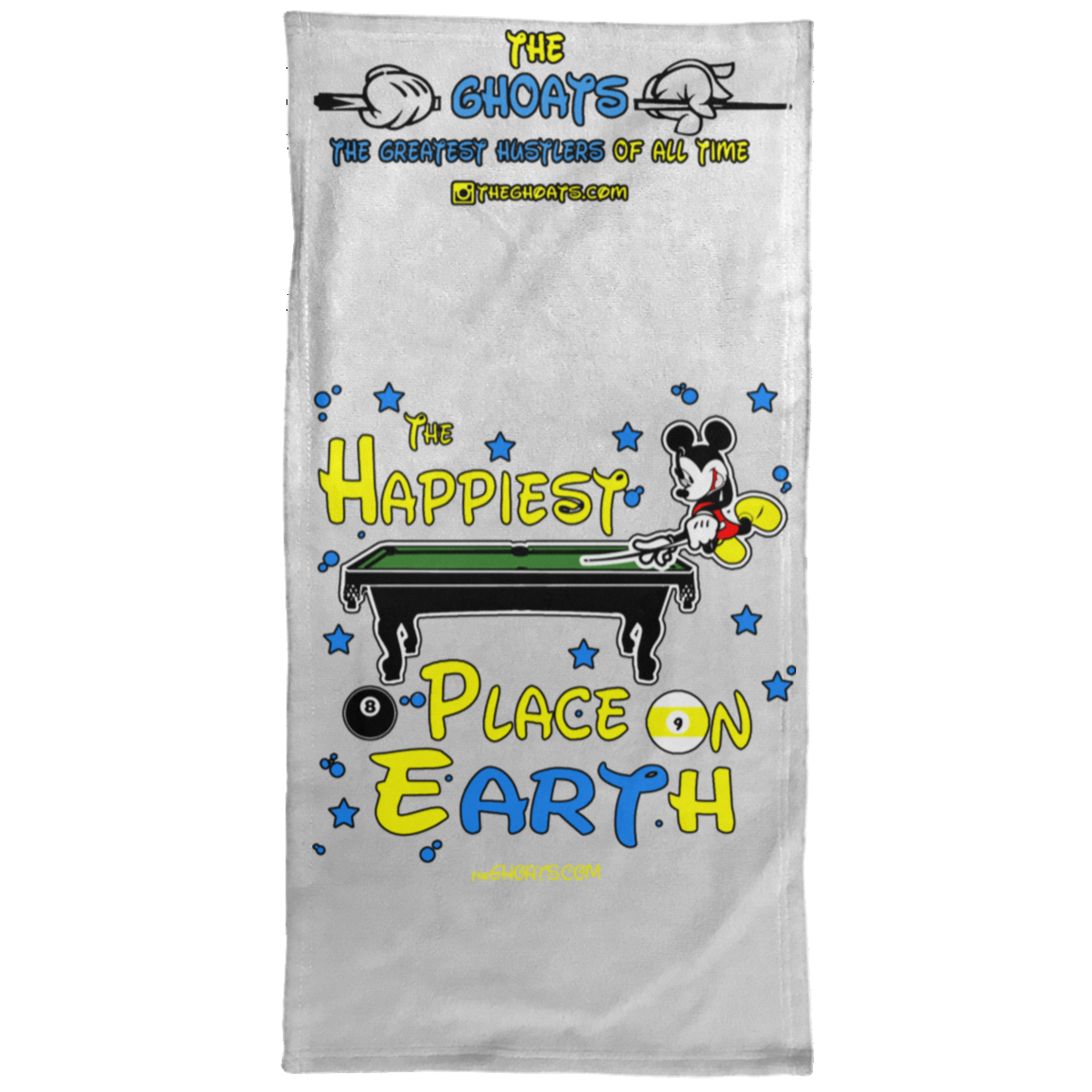 The GHOATS custom design #14. The Happiest Place On Earth. Fan Art. Towel - 15x30