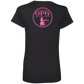 OPG Custom Design #7. Like Mother Like Daughter. Ladies' V-Neck 100% Ring Spun Cotton T-Shirt