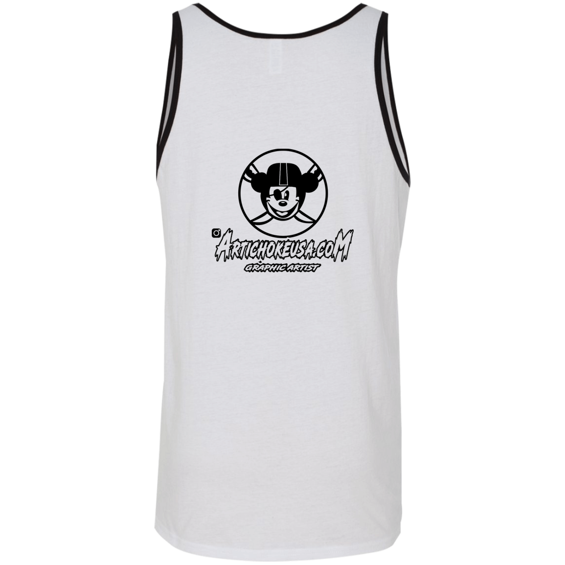 ArtichokeUSA Custom Design. Las Vegas Raiders & Mickey Mouse Mash Up. Fan Art. Parody. Unisex Tank