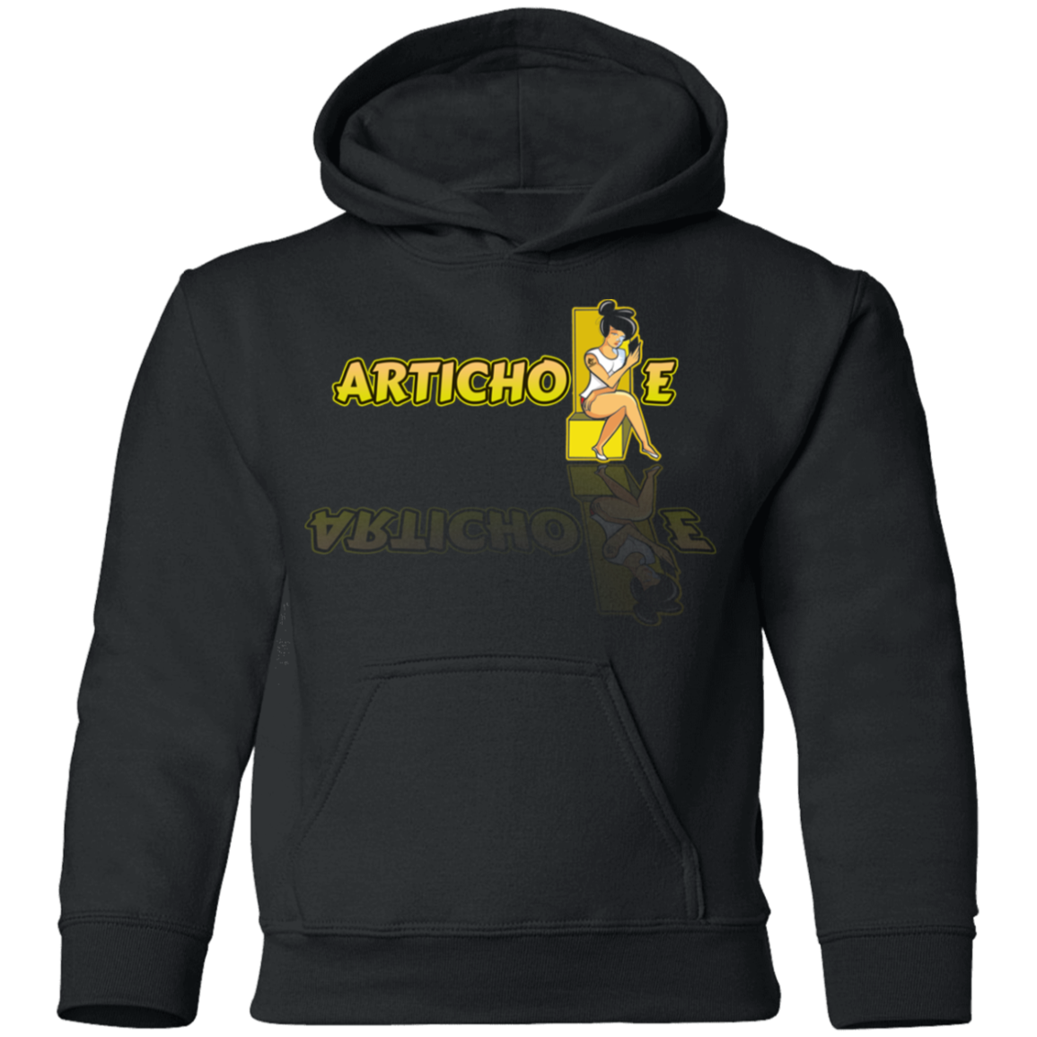 ArtichokeUSA Character and Font Design. Let’s Create Your Own Design Today. Betty. Youth Hoodie