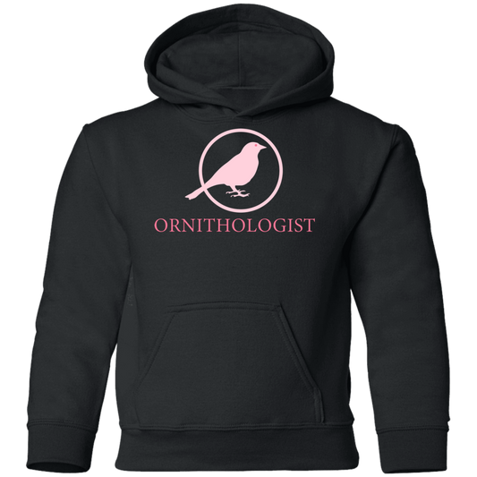 OPG Custom Design # 24. Ornithologist. A person who studies or is an expert on birds. Youth Girls Pullover Hoodie