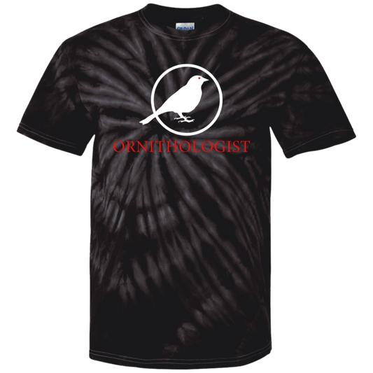 OPG Custom Design # 24. Ornithologist. A person who studies or is an expert on birds. 100% Cotton Tie Dye T-Shirt