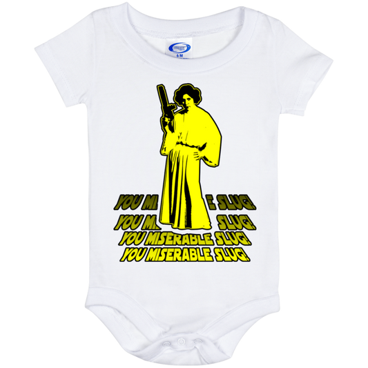 ArtichokeUSA Custom Design. You Miserable Slug. Carrie Fisher Tribute. Star Wars / Blues Brothers Fan Art. Parody. Baby Onesie 6 Month