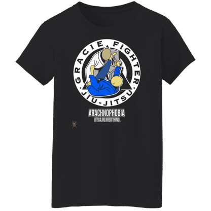 Artichoke Fight Gear Custom Design #1. Arachnophobia: Fear of Spiders. Spider Guard. It's a Jiu Jitsu Thing. Ladies' 100% Pre-Shrunk Cotton T-Shirt