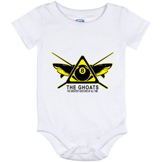 The GHOATS custom design #31. Shark Sighted. Male Pool Shark. Shoot At Your Own Risk. Pool / Billiards. Baby Onesie 12 Month