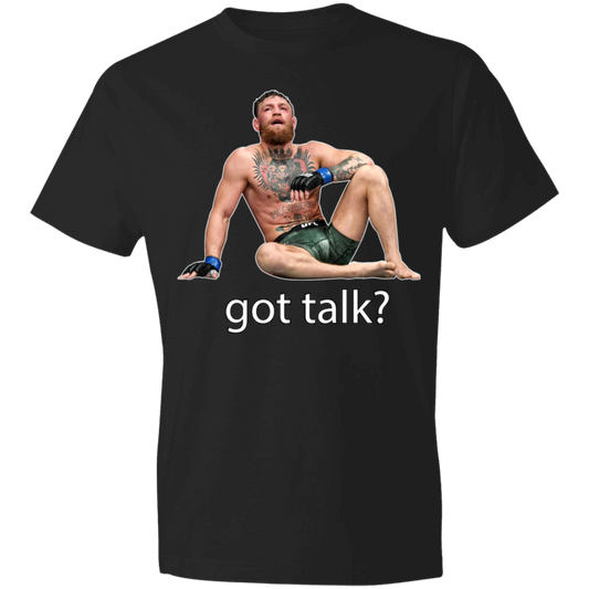 Artichoke Fight Gear Custom Design #10. Got Talk? Pre-Shrunk 100% Combed Ringspun Cotton T-Shirt