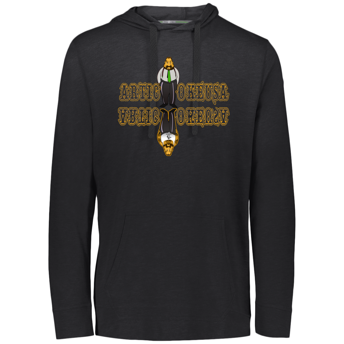 ArtichokeUSA Custom Design. Façade: (Noun) A false appearance that makes someone or something seem more pleasant or better than they really are.  Eco Triblend T-Shirt Hoodie