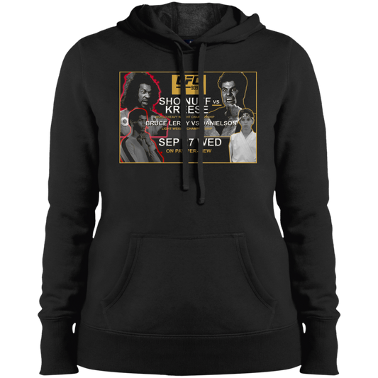 Artichoke Fight Gear Custom Design #15. UFC 909. Sho'Nuff vs Kreese. Co Main Event Bruce Lee Roy vs Danielson. MMA. UFC / The Last Dragon Movie Parody. Ladies' Ultra Soft Hoodie
