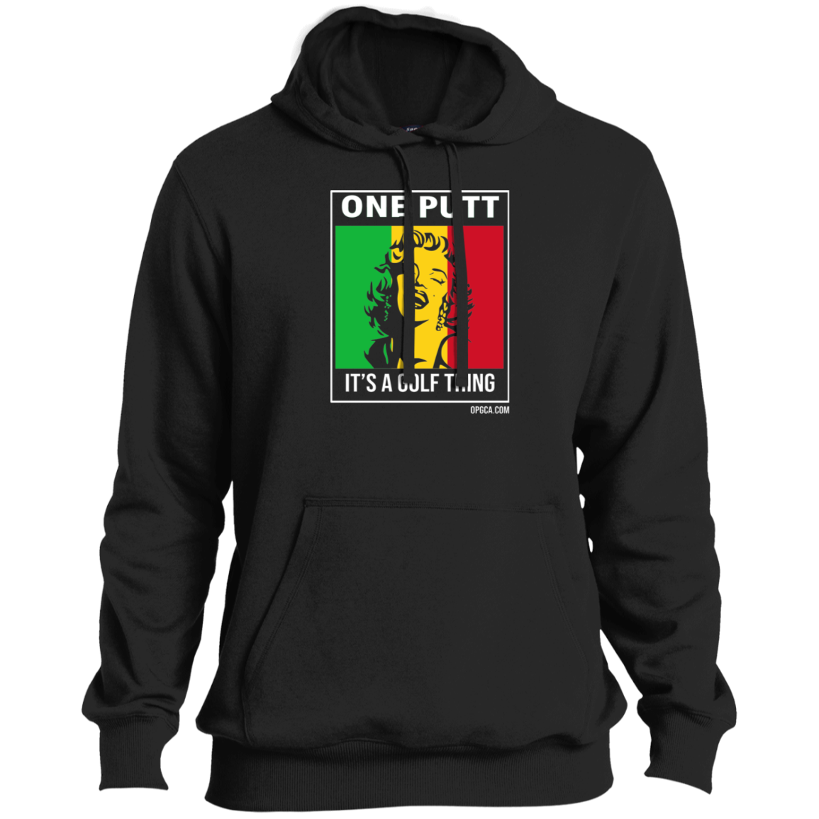 OPG Custom Design #22. One Putt / One Love Parody with Fan Art. Female Edition. Ultra Soft Pullover Hoodie
