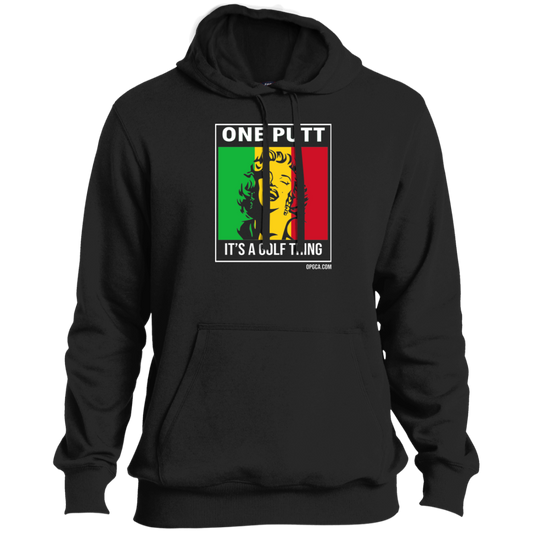 OPG Custom Design #22. One Putt / One Love Parody with Fan Art. Female Edition. Ultra Soft Pullover Hoodie