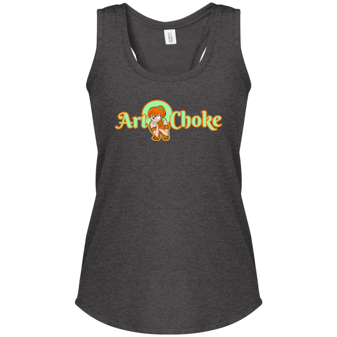 ArtichokeUSA Character and Font Design. Let’s Create Your Own Design Today. Winnie. Ladies' Tri Racerback Tank