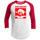 Artichoke Fight Gear Custom Design #17. SEND LOCATION.  3/4 Raglan Sleeve Shirt