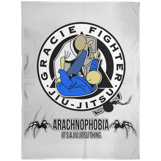 Artichoke Fight Gear Custom Design #1. Arachnophobia. It's A Jiu Jitsu Thing. Spider Guard. BJJ. Arctic Fleece Blanket 60x80