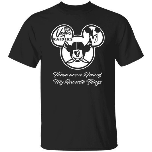 ArtichokeUSA Custom Design. Las Vegas Raiders & Mickey Mouse Mash Up. Fan Art. Parody. 100% Cotton T-Shirt