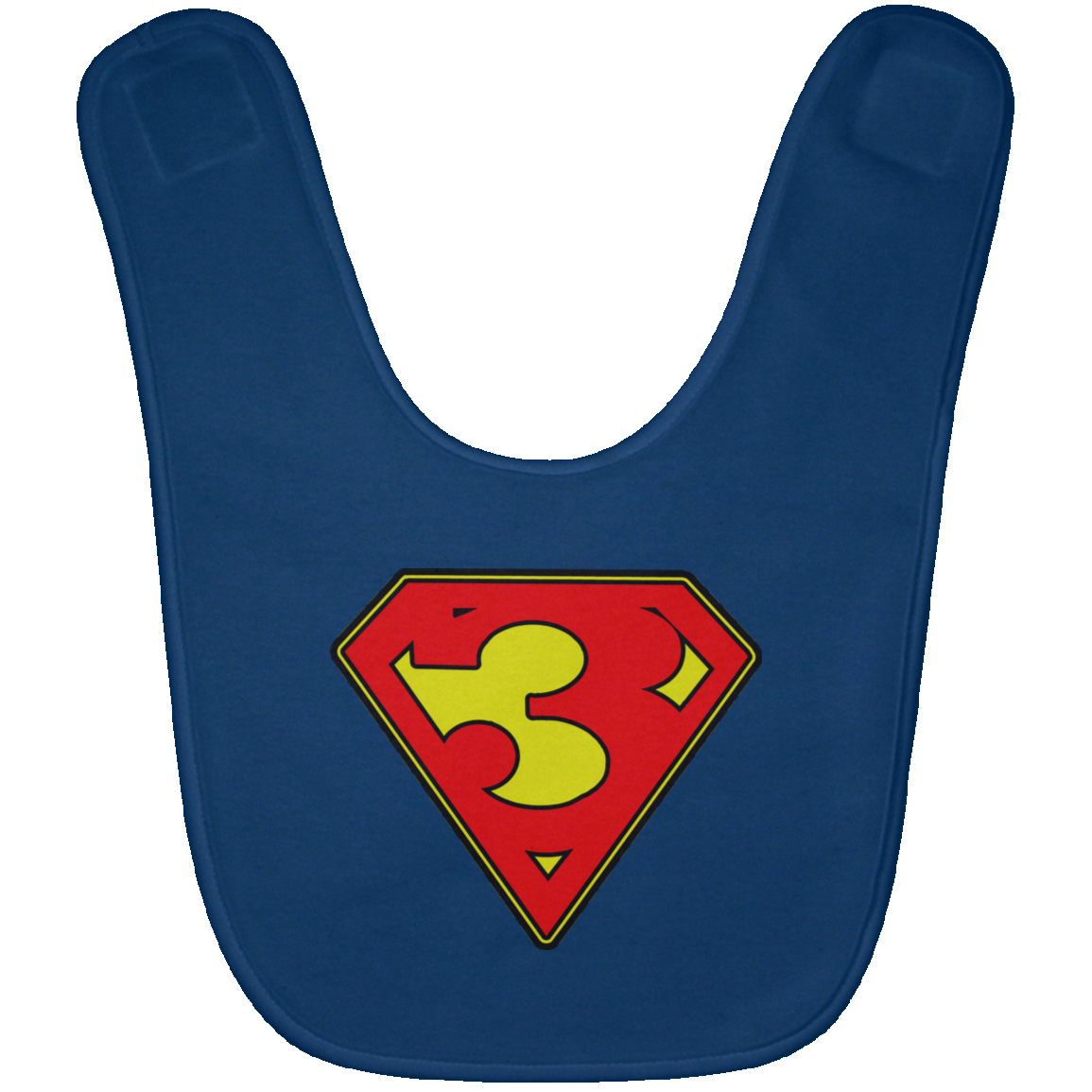 The GHOATS Custom Design. #38 Super 3. APA League. Baby Bib