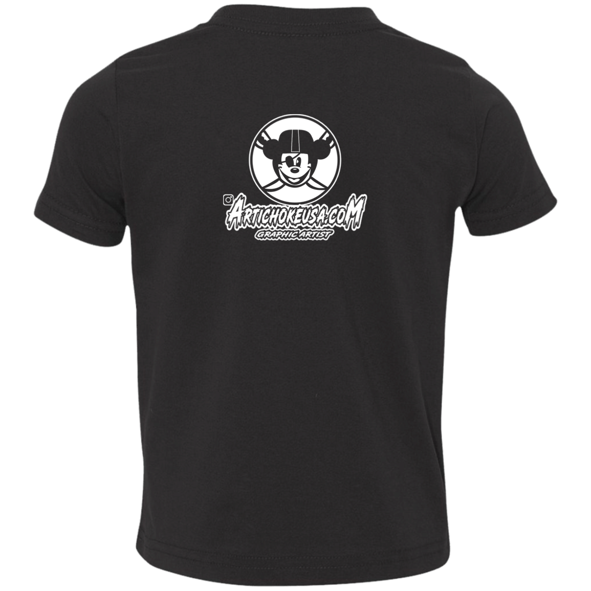 ArtichokeUSA Custom Design. Las Vegas Raiders & Mickey Mouse Mash Up. Fan Art. Parody. Toddler Jersey T-Shirt
