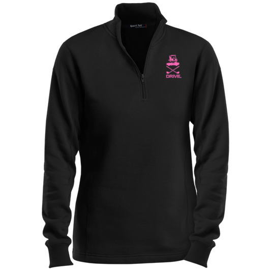 OPG Custom Design #8. Drive. Ladies 1/4 Zip Sweatshirt
