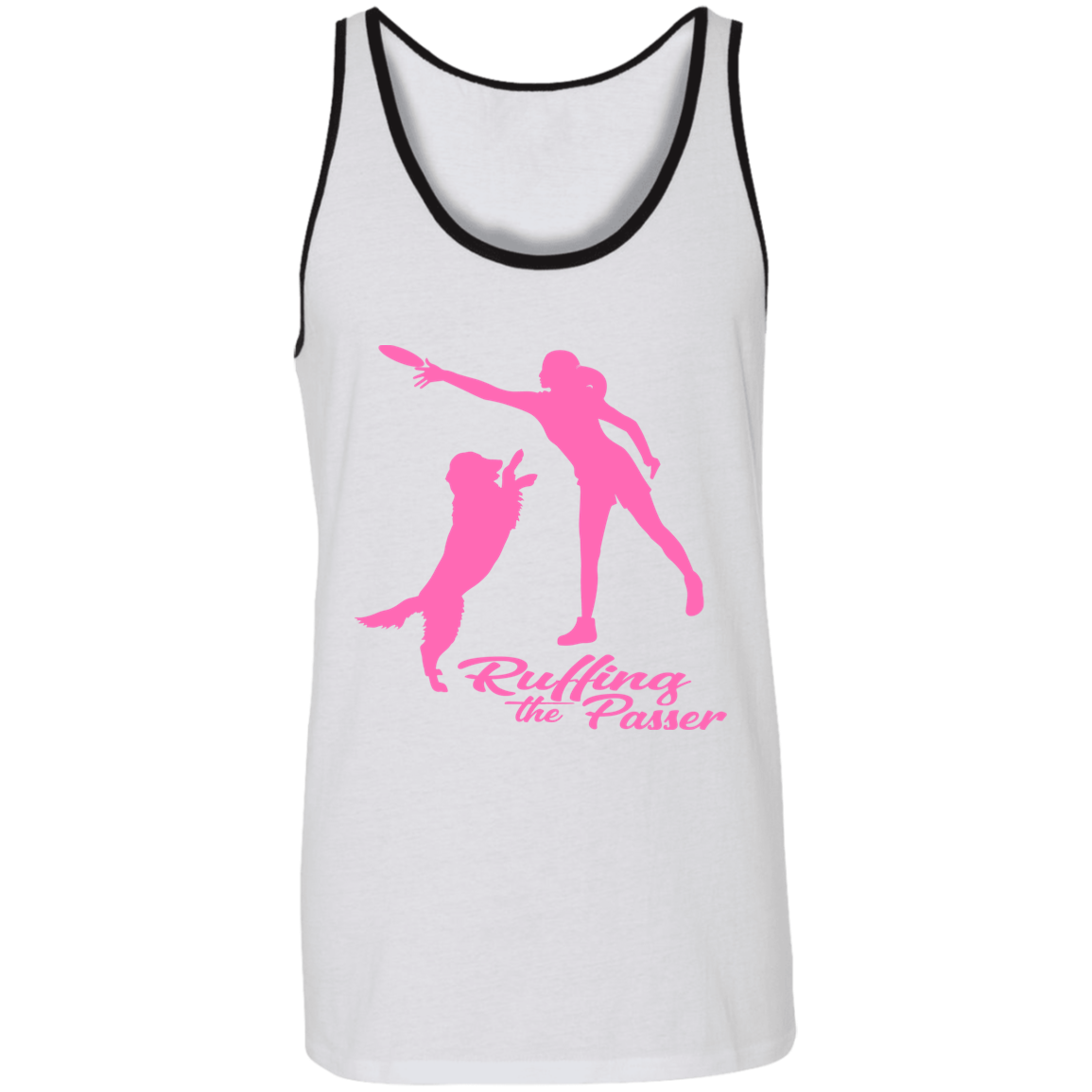 ArtichokeUSA Custom Design. Ruffing the Passer. Labrador Edition. Female Version. Unisex Tank