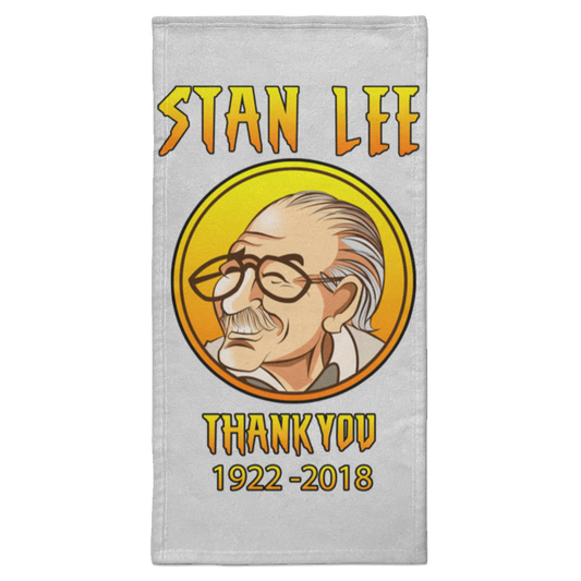 ArtichokeUSA Character and Font design. Stan Lee Thank You Fan Art. Let's Create Your Own Design Today. Towel - 15x30