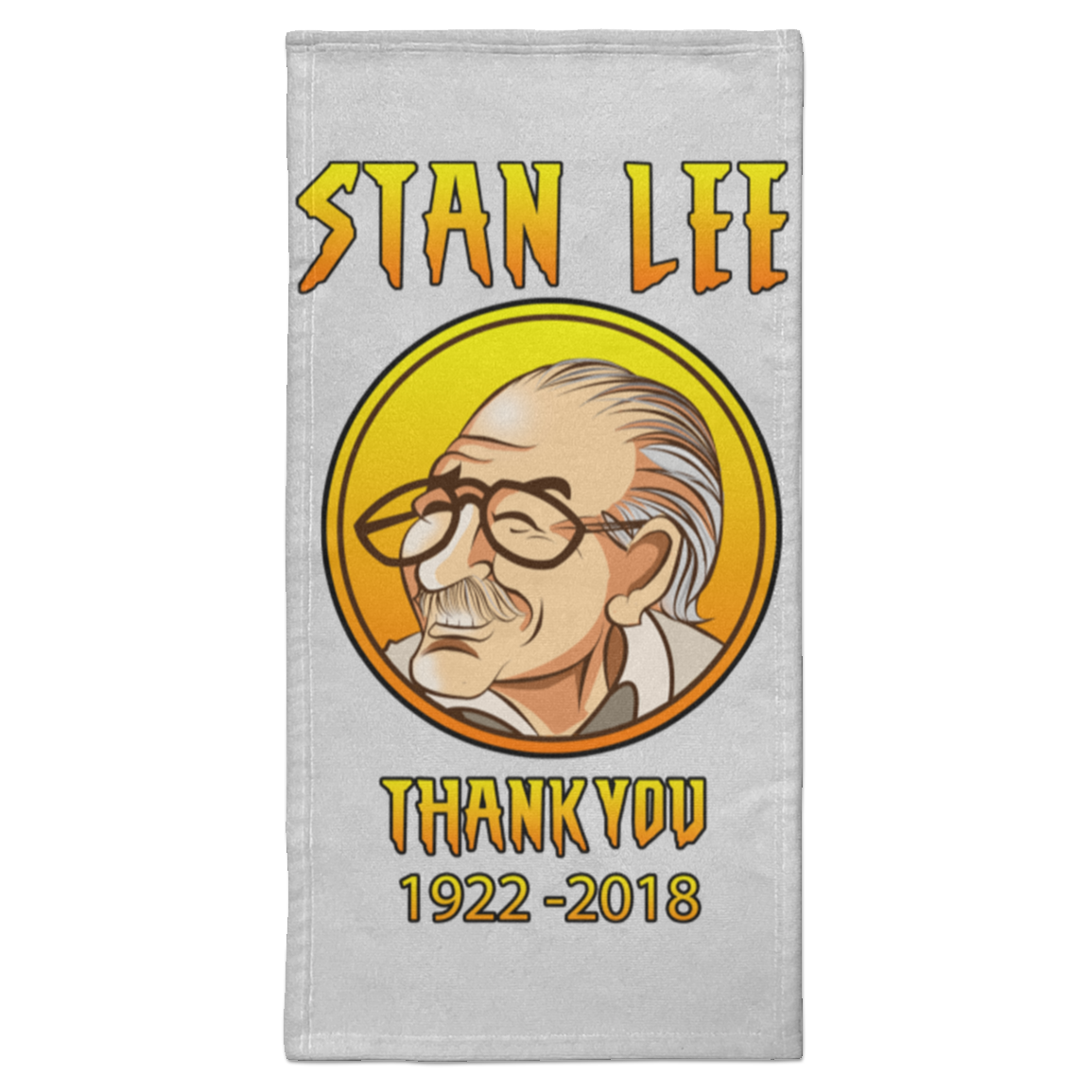 ArtichokeUSA Character and Font design. Stan Lee Thank You Fan Art. Let's Create Your Own Design Today. Towel - 15x30