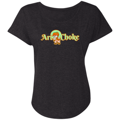 ArtichokeUSA Character and Font Design. Let’s Create Your Own Design Today. Winnie. Ladies' Triblend Dolman Sleeve