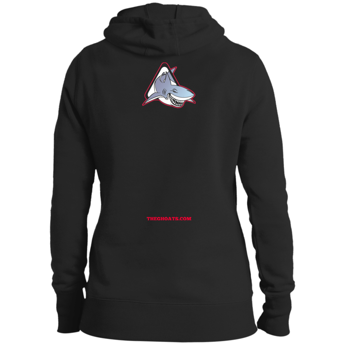 The GHOATS Custom Design. #25 Big Game Take Little Game. Ladies' Pullover Hoodie