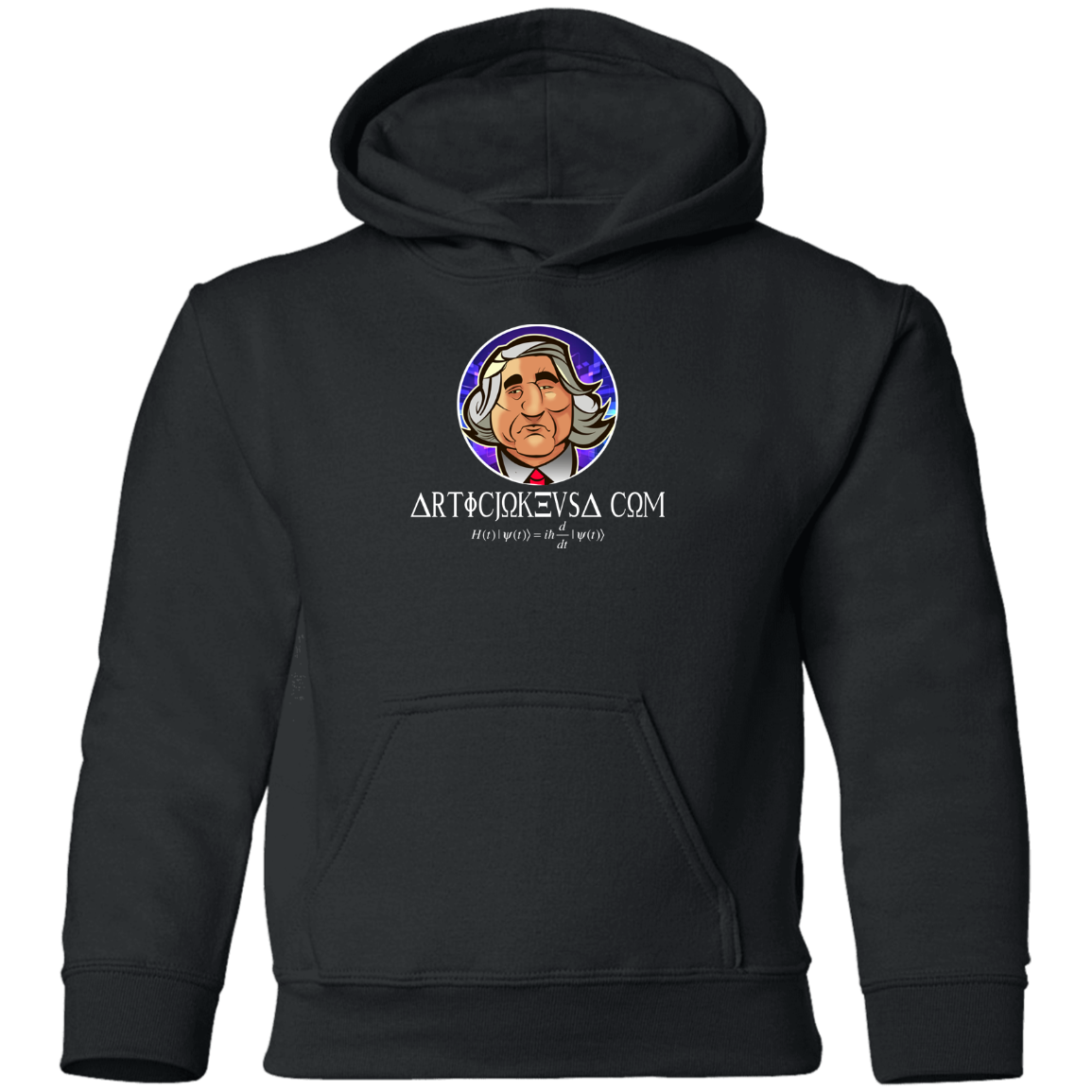 ArtichokeUSA Custom Design. Michio Kaku Fan Art. Youth Pullover Hoodie