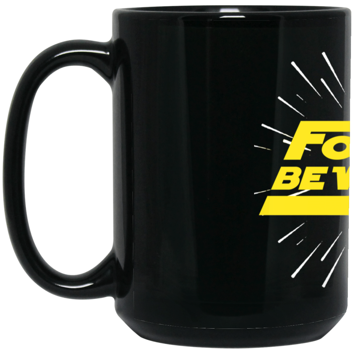 Brenda's 15 oz. Black Mug