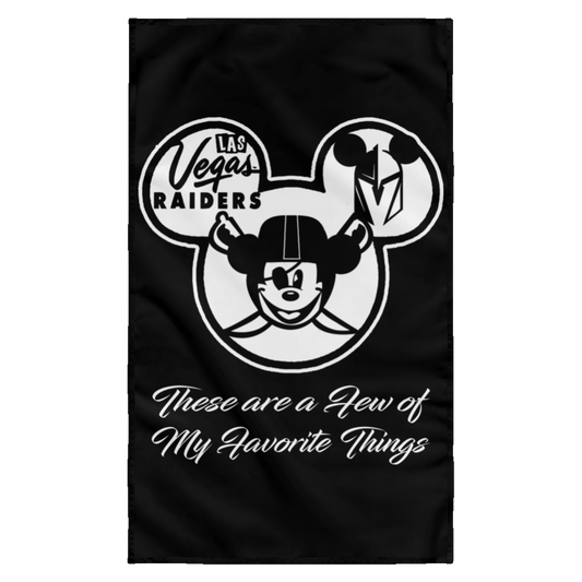 ArtichokeUSA Custom Design. Las Vegas Raiders & Mickey Mouse Mash Up. Fan Art. Parody. Wall Flag