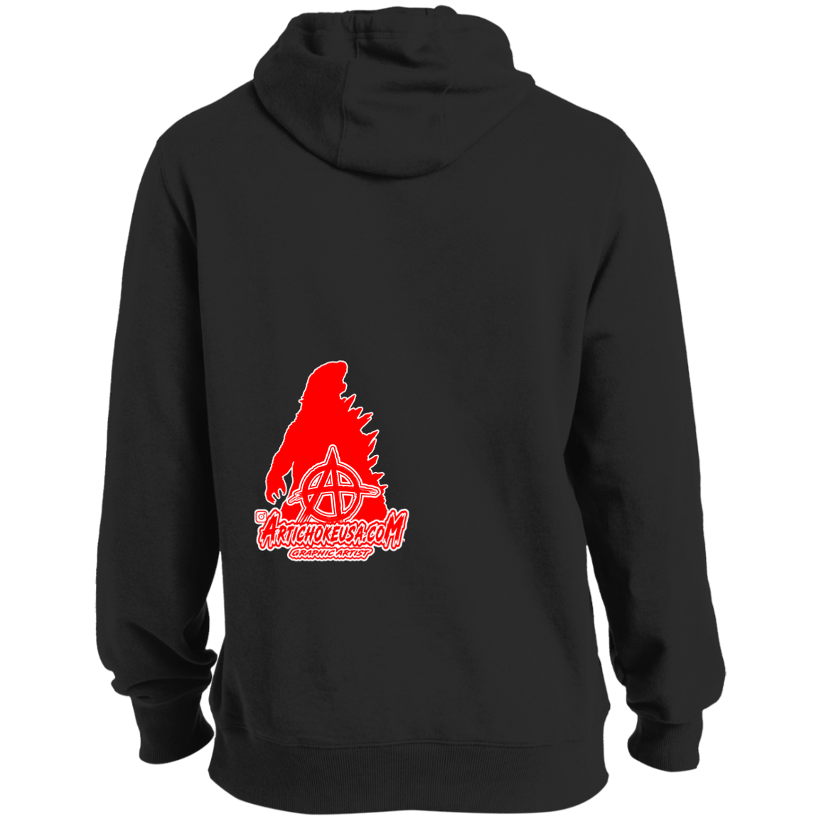 ArtichokeUSA Custom Design. Godzilla. Long Live the King. (1954 to 2019. 65 Years! Fan Art. Ultra Soft Pullover Hoodie