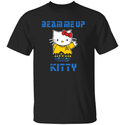 ArtichokeUSA Custom Design. Beam Me Up Kitty. Fan Art / Parody. Youth 5.3 oz 100% Cotton T-Shirt