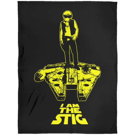 ArtichokeUSA Custom Design. I am the Stig. Han Solo / The Stig Fan Art. Fleece Blanket 60x80