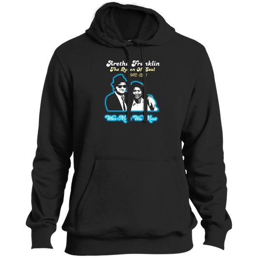 ArtichokeUSA Custom Design #20. Aretha Franklin & John Belushi Tribute. When Music Was Music. Ultra Soft Pullover Hoodie