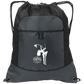 OPG Custom Design #10. Lady on Front / Flag Pole Dancer On Back. Pocket Cinch Pack