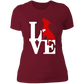 ArtichokeUSA Custom Design. Pitbull Love. Ladies' Boyfriend T-Shirt
