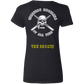 The GHOATS Custom Design. #4 Motorcycle Club Style. Ver 1/2. Ladies' Basic V-Neck T-Shirt